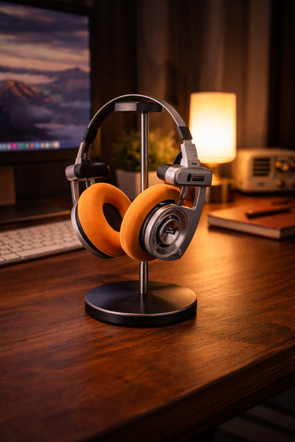 Retro Wireless Headphones with Active Noise Cancelling